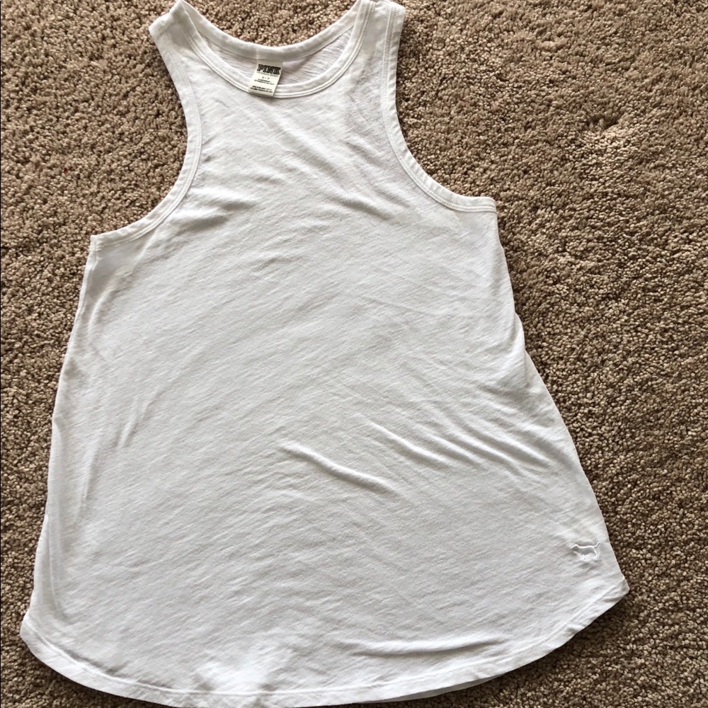 High neck racer back tank